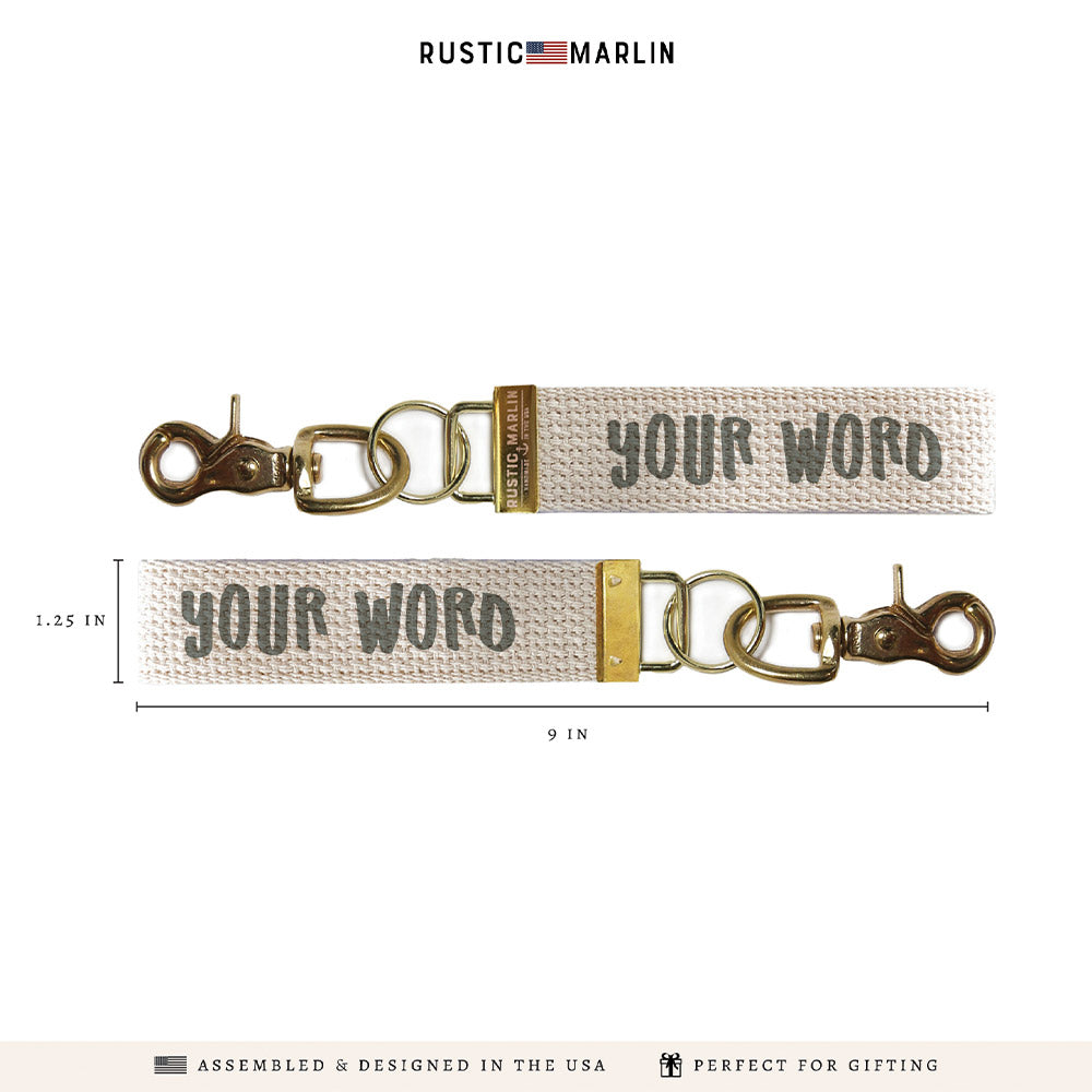 Playful Dorian Personalized Keychain