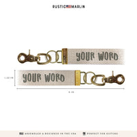 Playful Dorian Personalized Keychain