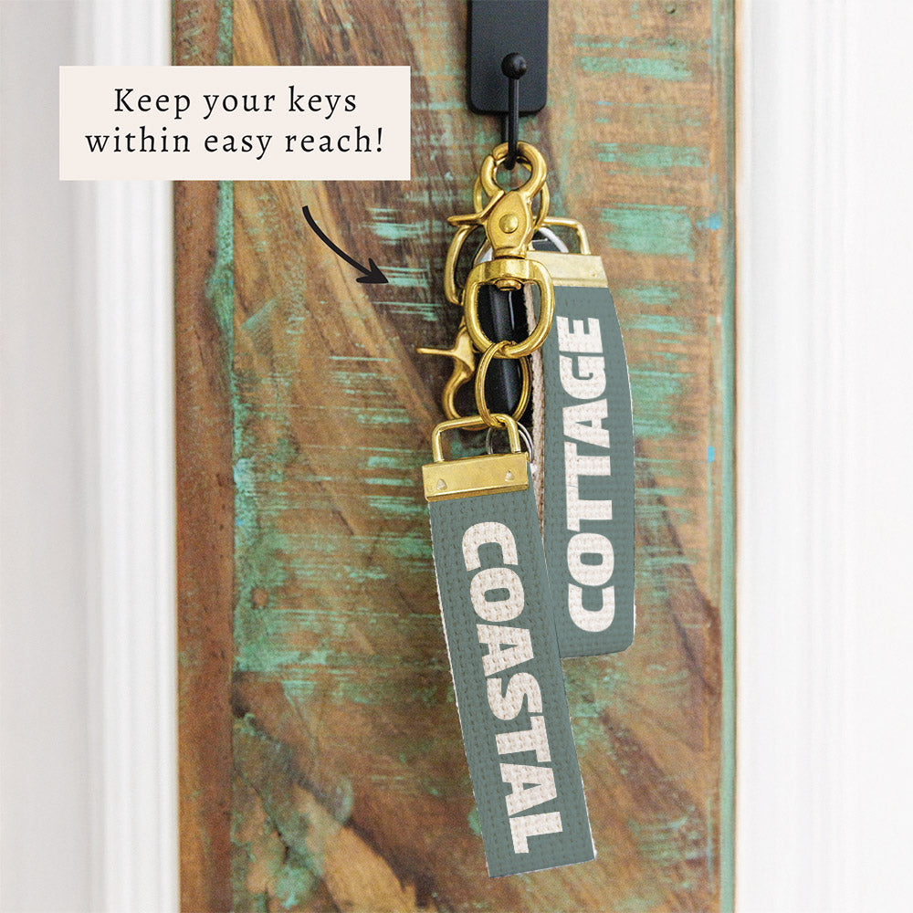 Fog Solid Personalized Keychain