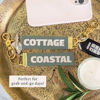 Fog Solid Personalized Keychain