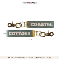 Fog Solid Personalized Keychain