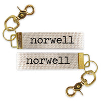Typewriter Personalized Keychain