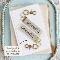 Typewriter Personalized Keychain