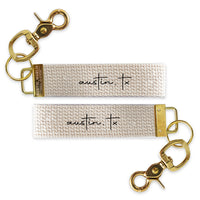 Script Personalized Keychain