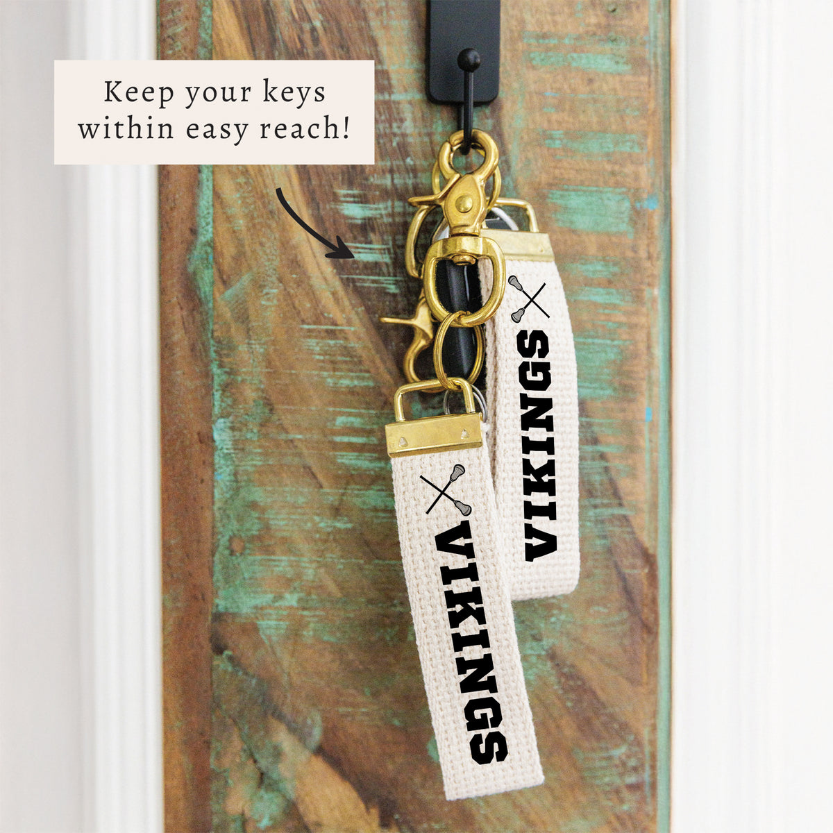Lacrosse Stickers Personalized Keychain