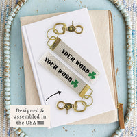 Shamrock Personalized Keychain