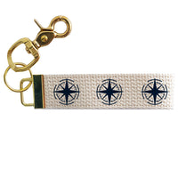 Repeating Compass Keychain