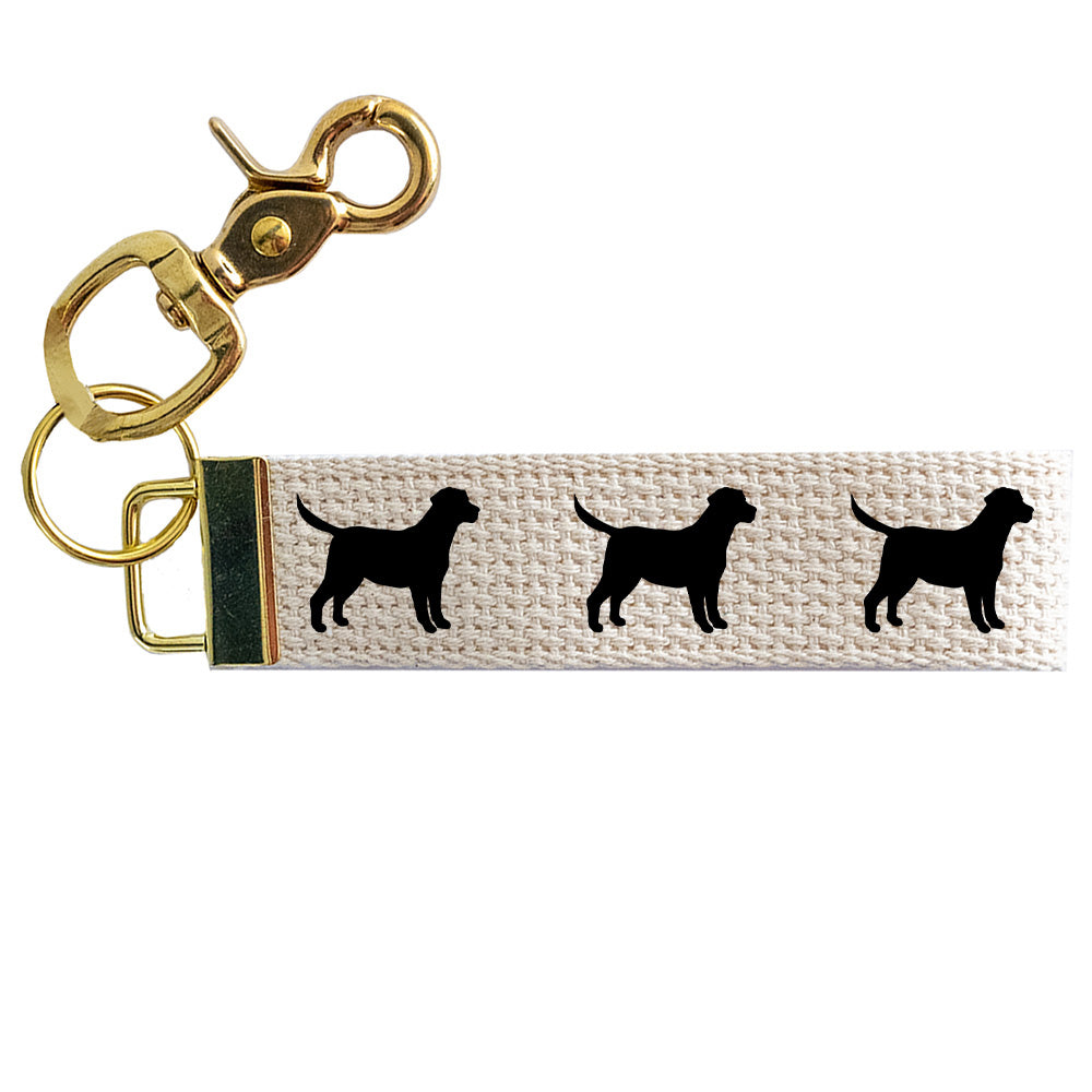 Repeating Dog Keychain