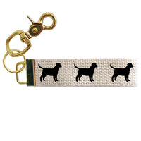 Repeating Dog Keychain