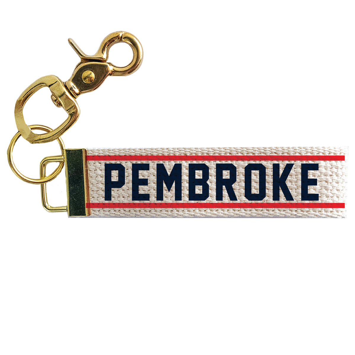 Red and Blue Personalized  Keychain