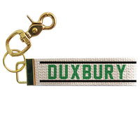 Green and Black Personalized  Keychain