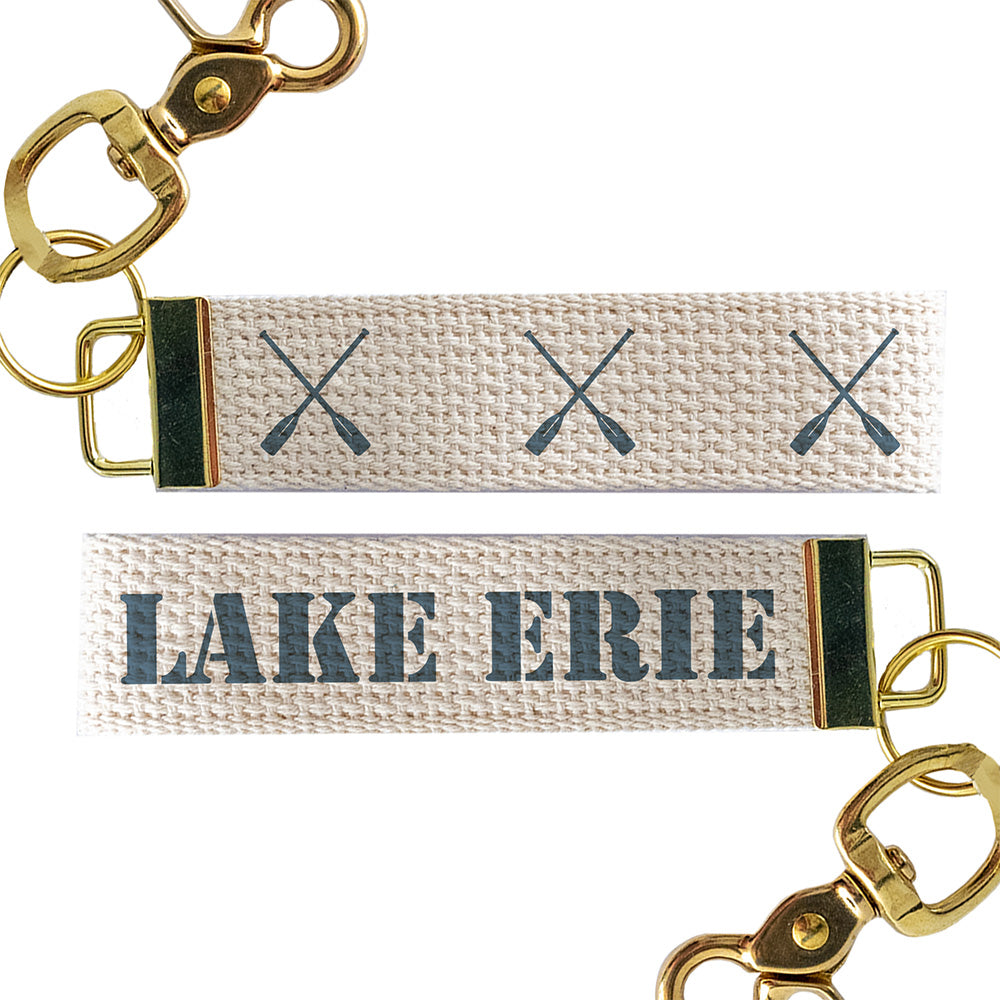 3 Oars Personalized Keychain