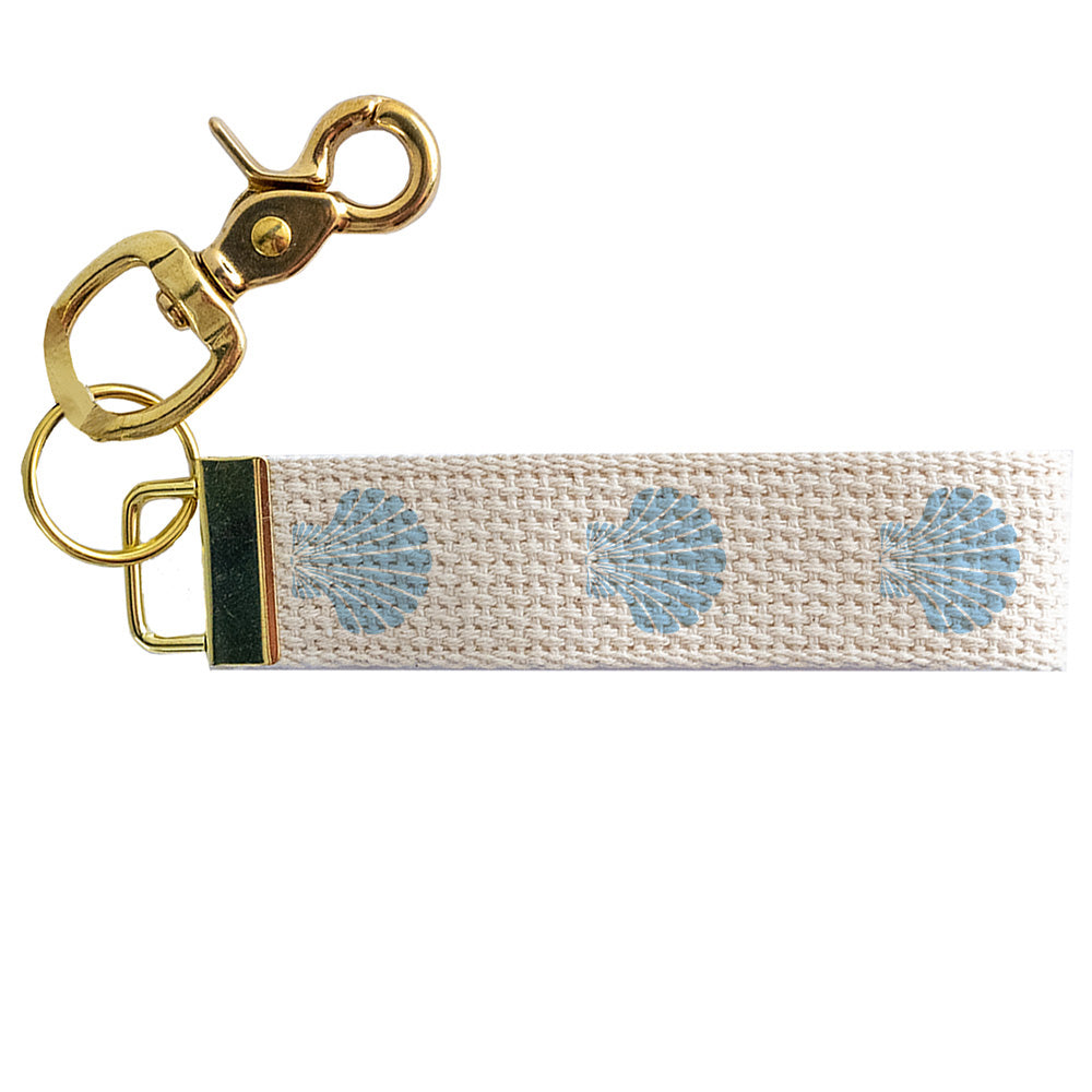Repeating Shell Personalized Keychain