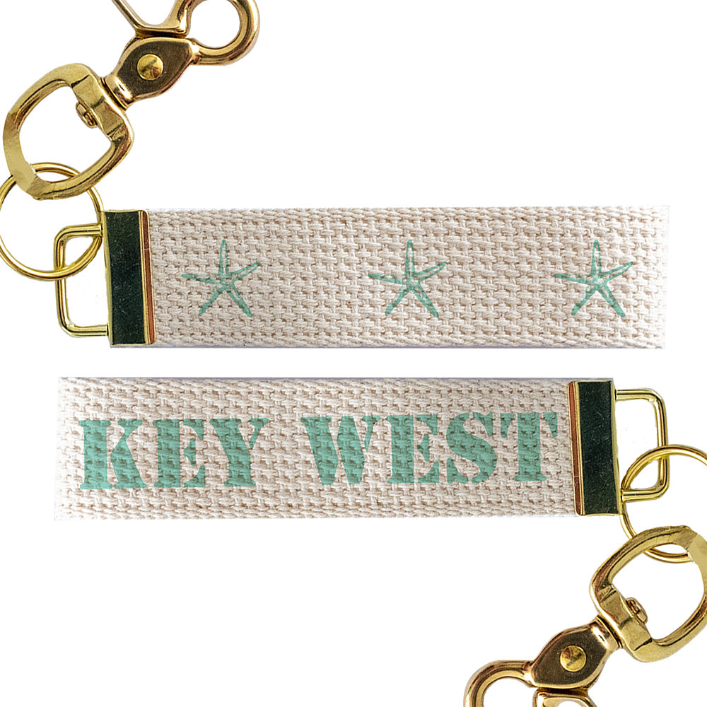3 Starfish Personalized Keychain
