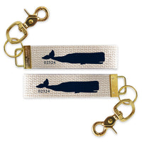 Whale Personalized Keychain