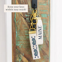 Ski Goggles Personalized Keychain