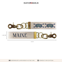 Ski Goggles Personalized Keychain
