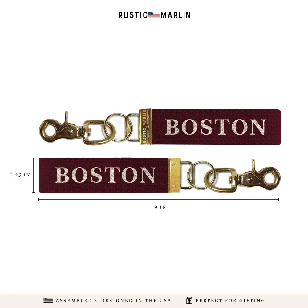 Classic Color Block Personalized Keychain