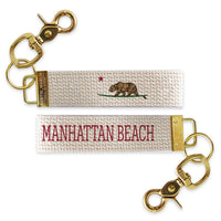 California Bear Personalized Keychain