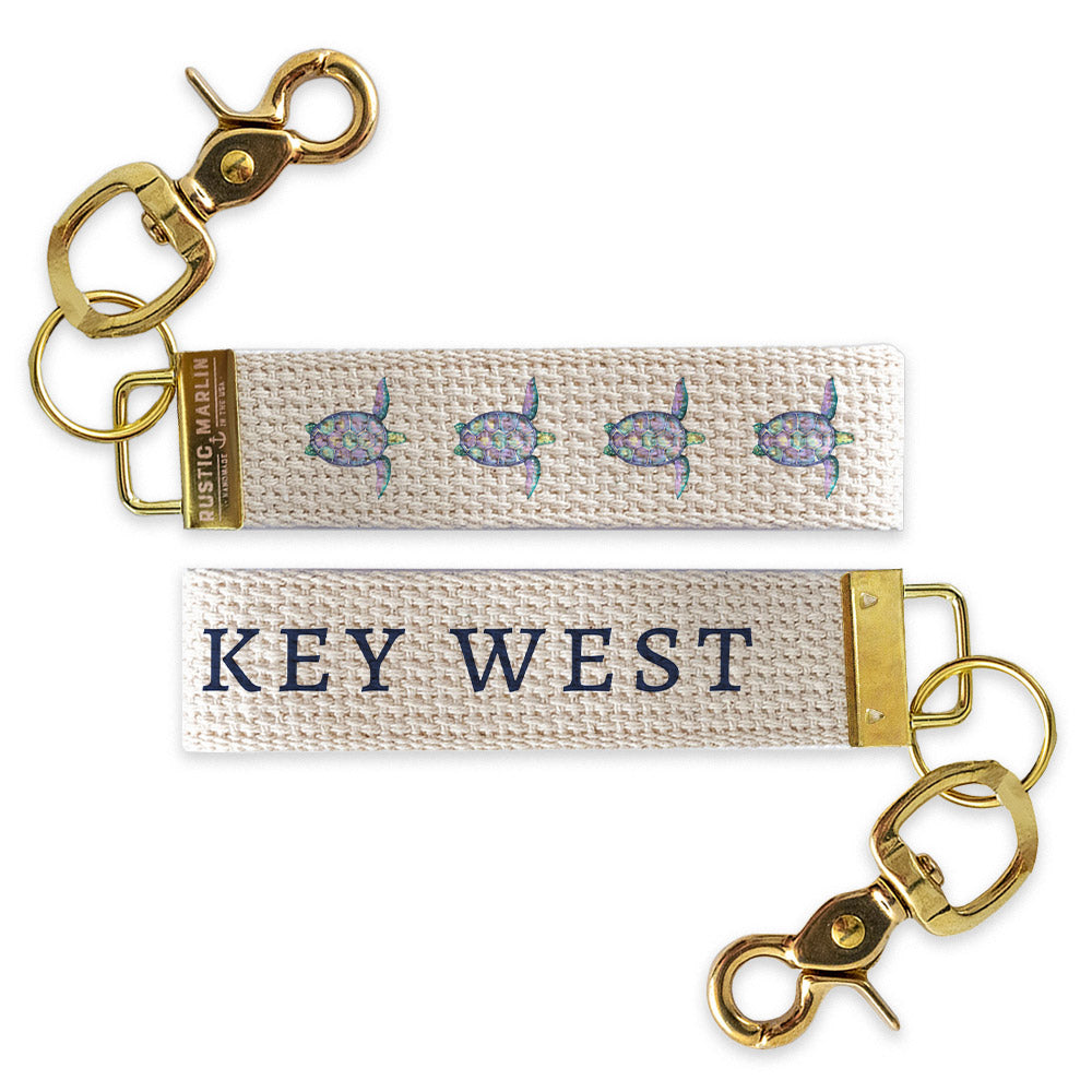 Sea Turtle Personalized Keychain