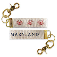 Crab Personalized Keychain