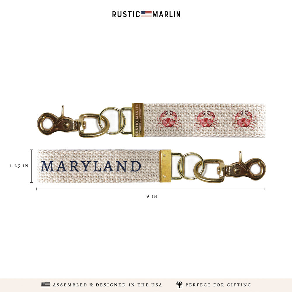 Crab Personalized Keychain