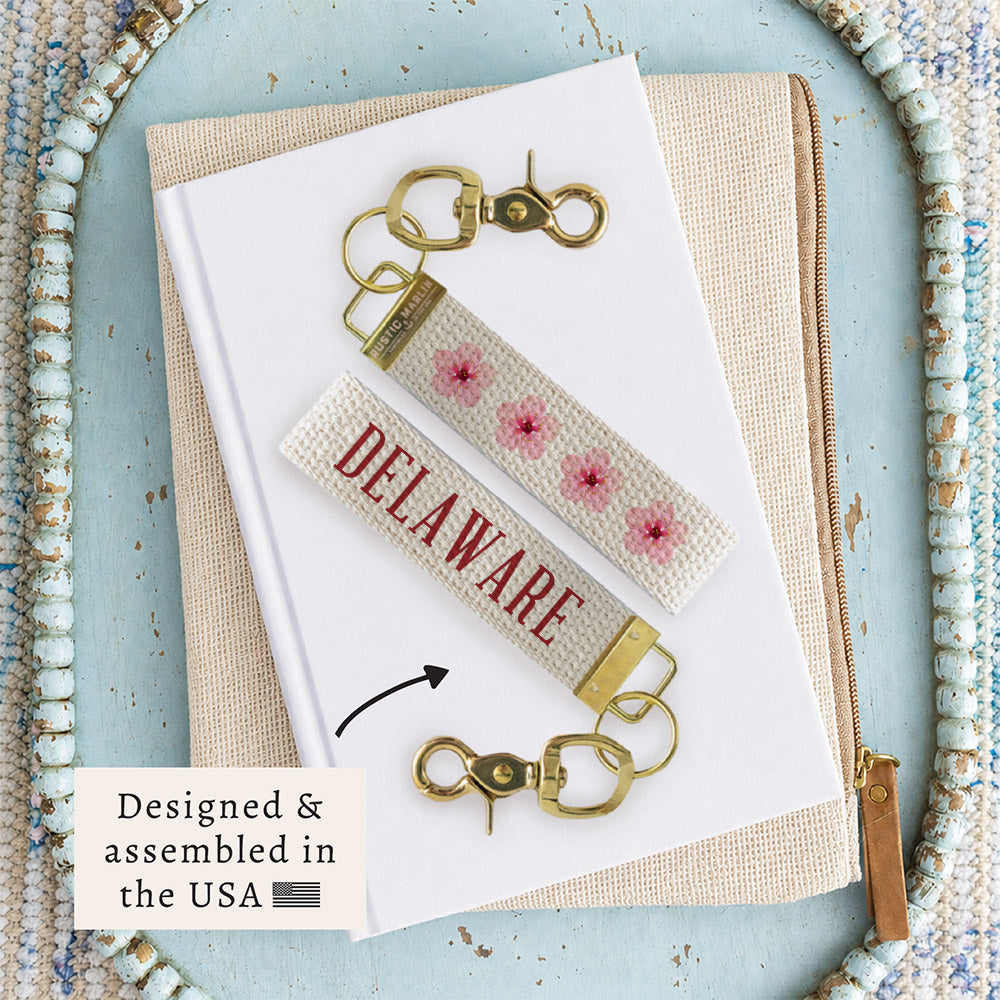 Flowers Personalized Keychain