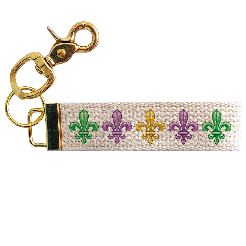 Mardi Gras Keychain