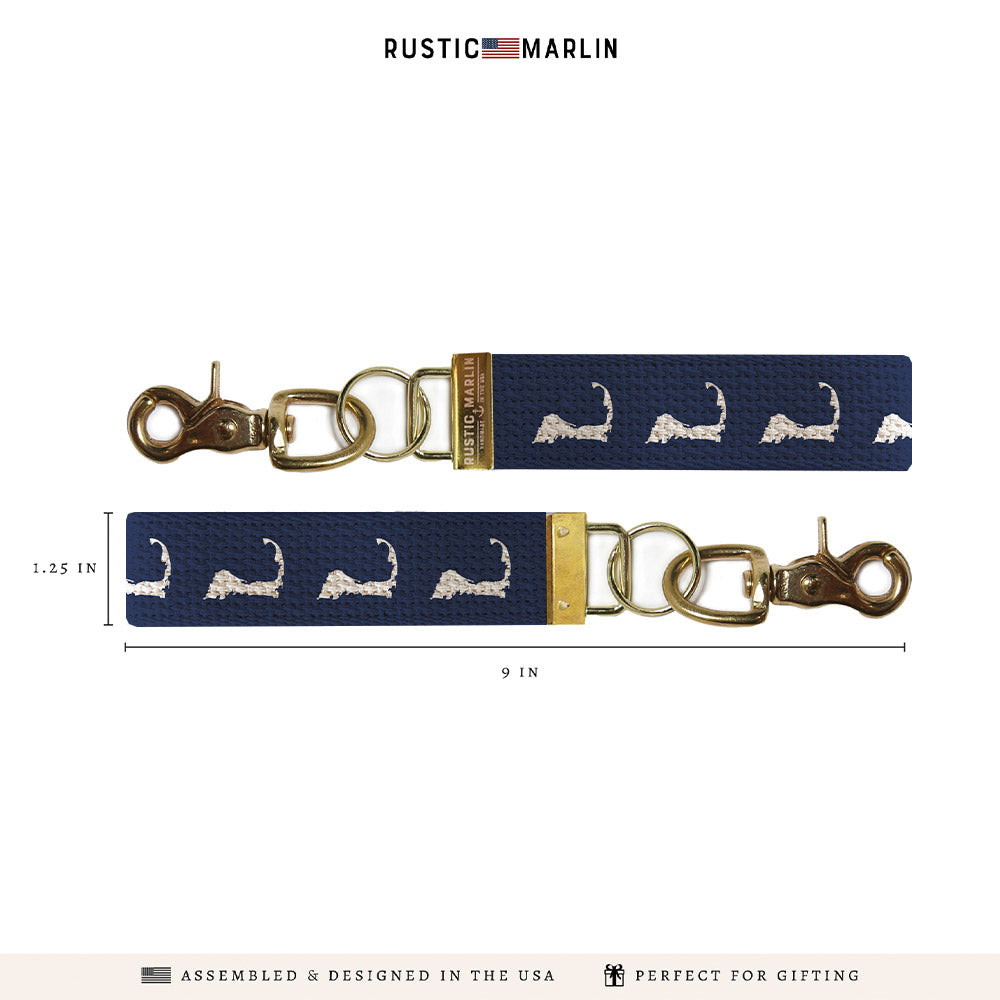 Cape Cod Navy Keychain