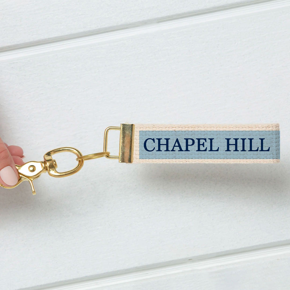 Chapel Hill Blue Keychain