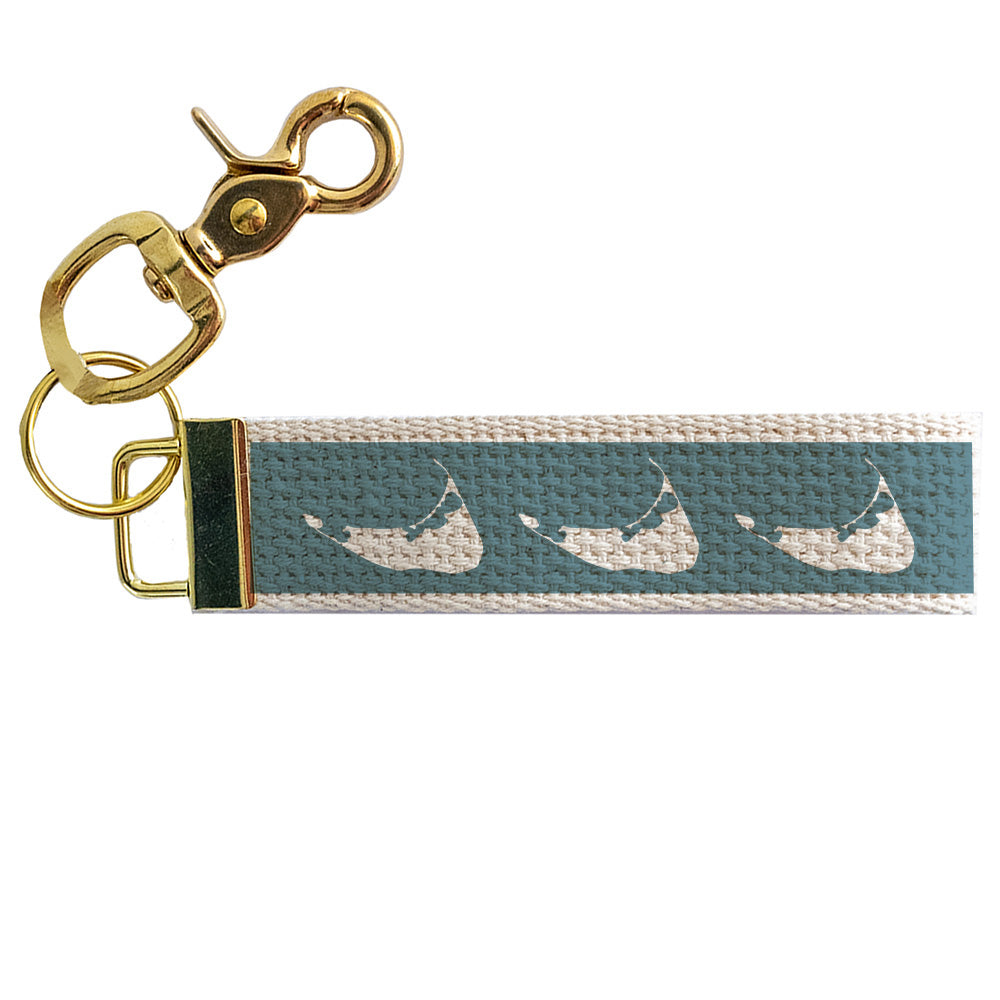 Nantucket Map Icon Keychain