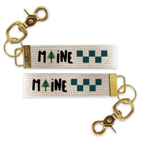 Maine Tree Keychain