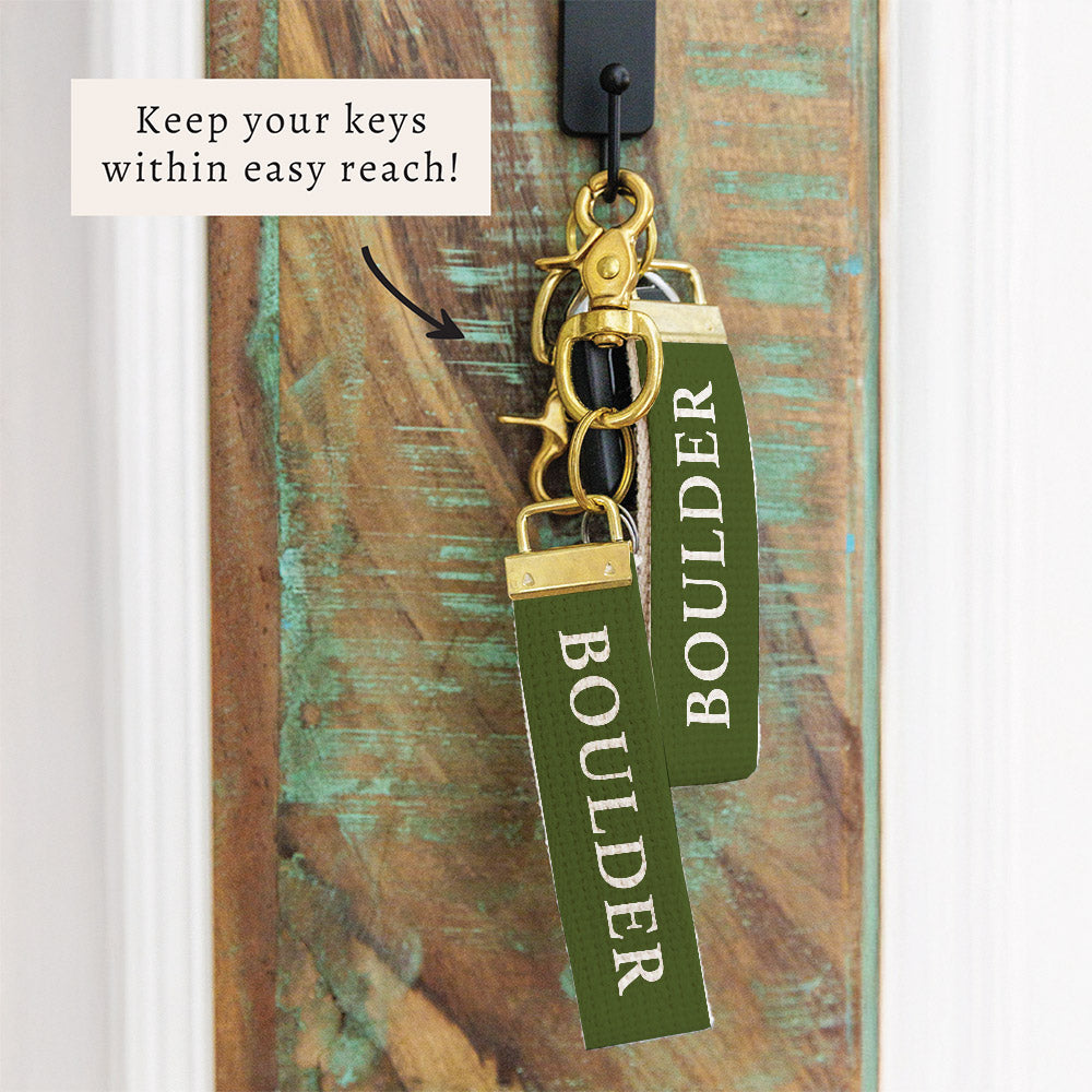 Boulder Block Keychain