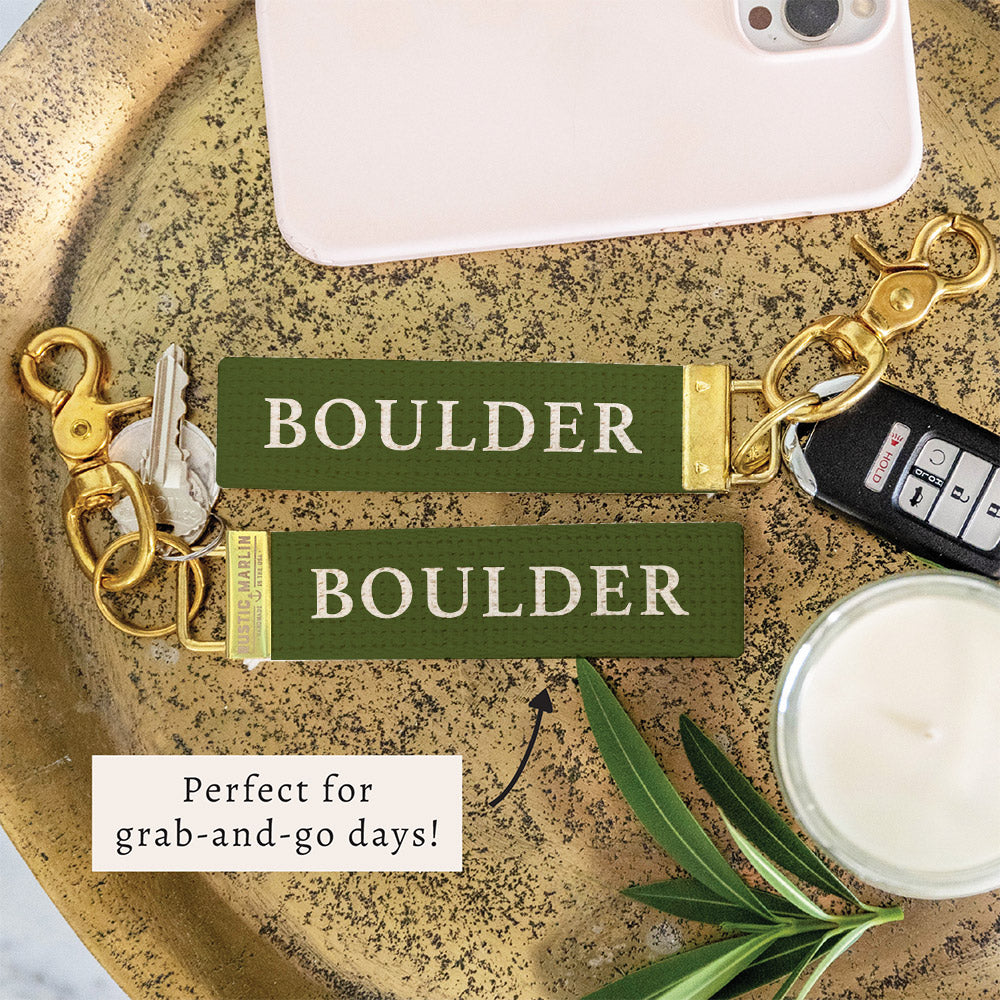 Boulder Block Keychain