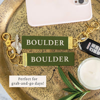 Boulder Block Keychain