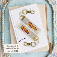 Ames Script Keychain