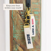 Ride Like A Girl Keychain