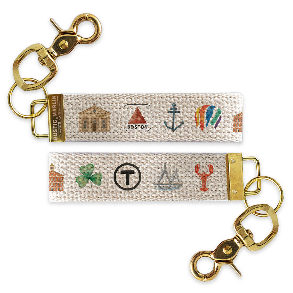Boston Icons Keychain
