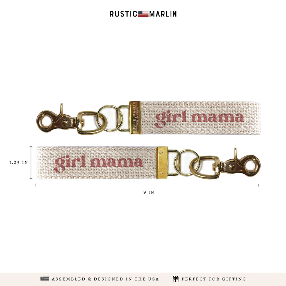 Girl Mama Keychain