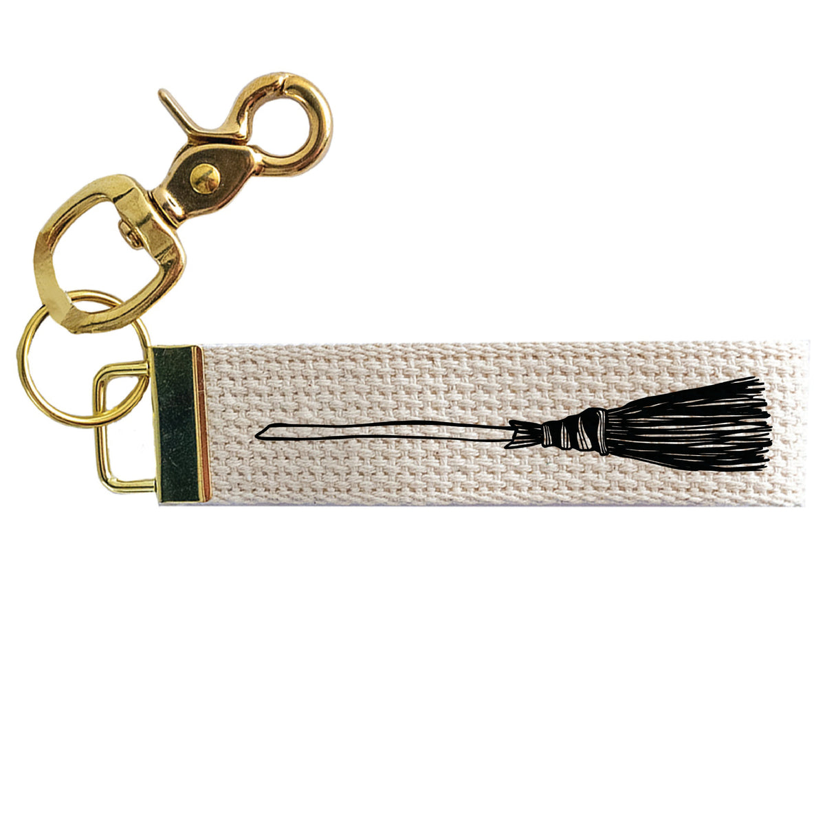 Witch Broom Keychain