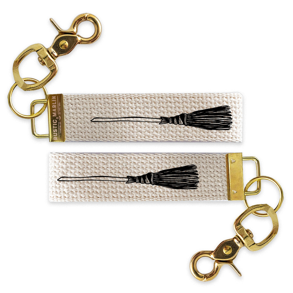 Witch Broom Keychain