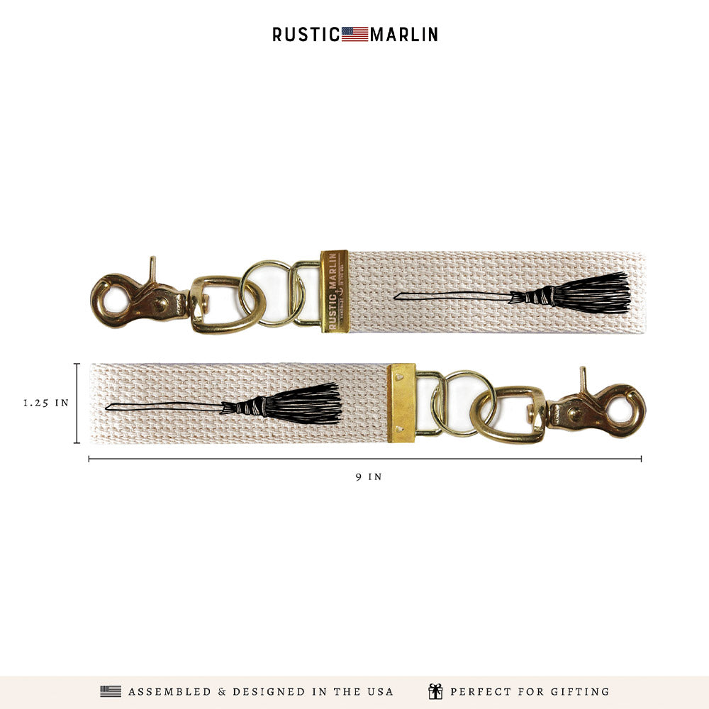 Witch Broom Keychain