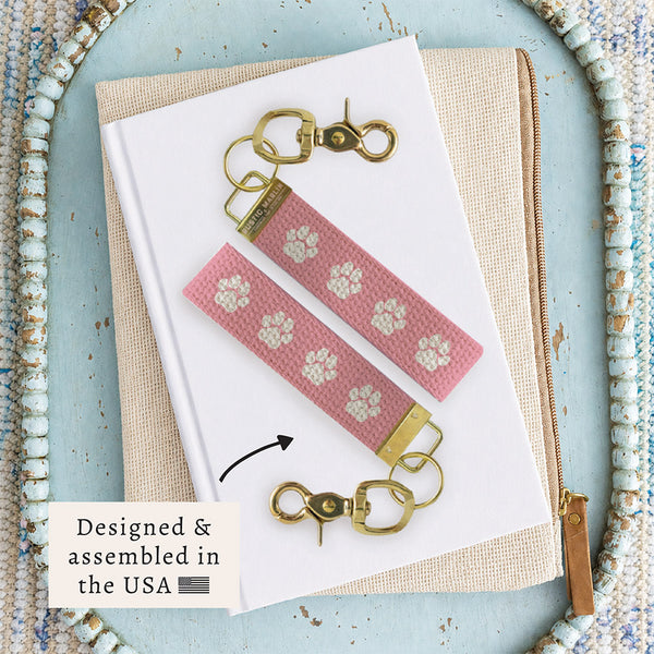Paws Pink Keychain