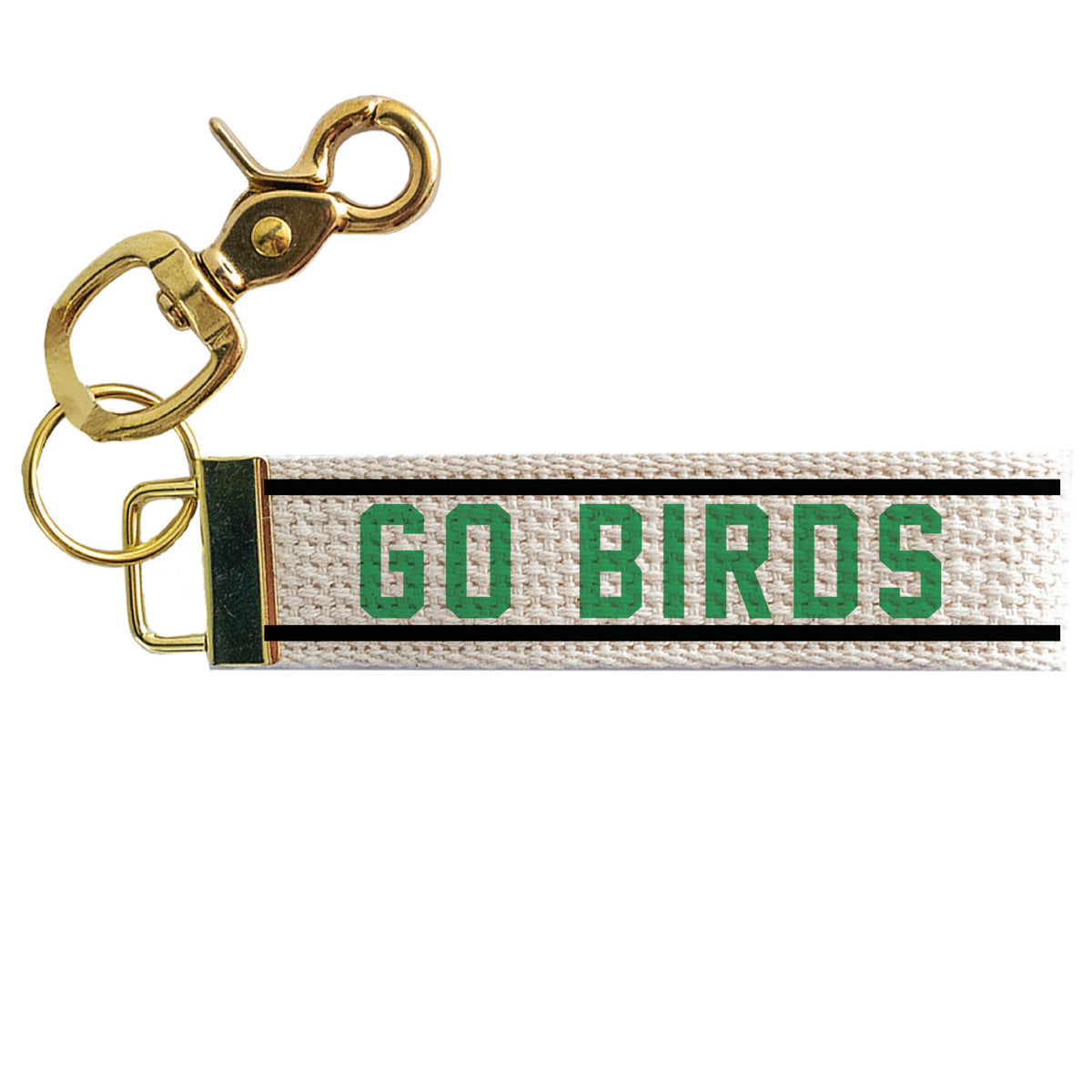 Philly Go Birds Striped Keychain