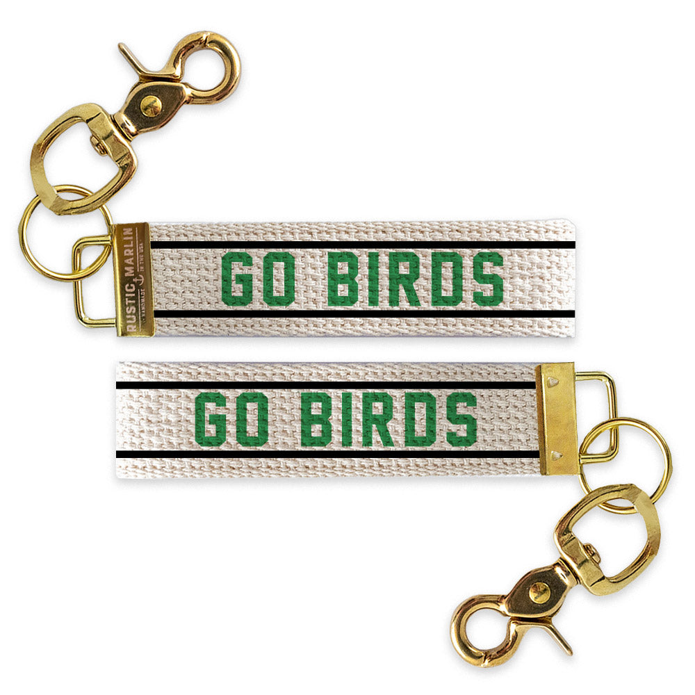 Philly Go Birds Striped Keychain