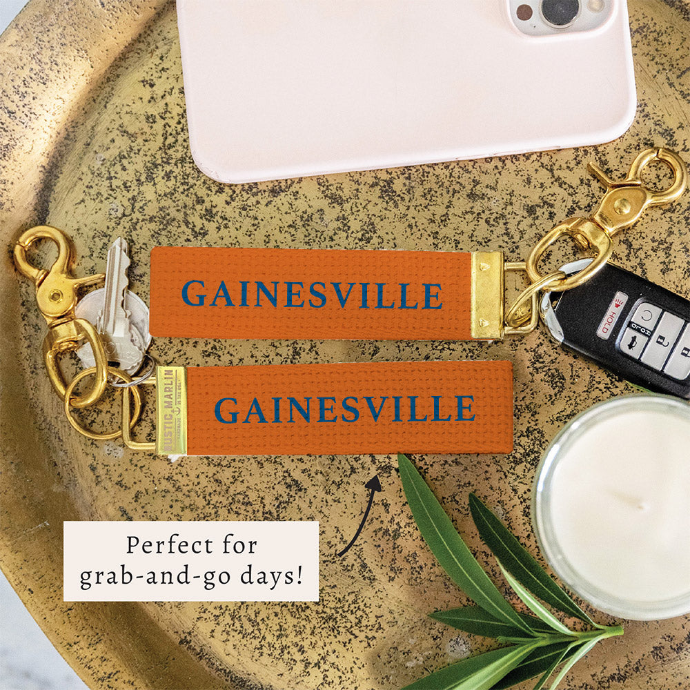 Gainesville Block Keychain