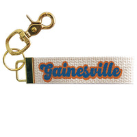 Gainesville Script Keychain