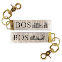 Boston Skyline Keychain