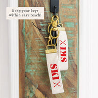 Ski Keychain
