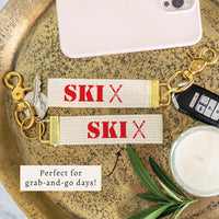 Ski Keychain